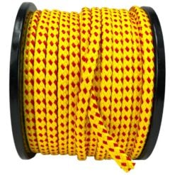 10mm yellow red safety floating buoy line rope 50 metre reel 2