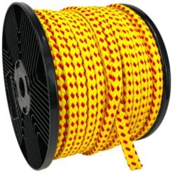 10mm yellow red safety floating buoy line rope 50 metre reel 3