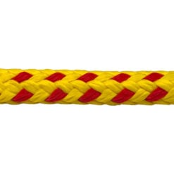 10mm yellow red safety floating buoy line rope 50 metre reel 5