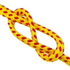 10mm yellow red safety floating buoy line rope 50 metre reel 6