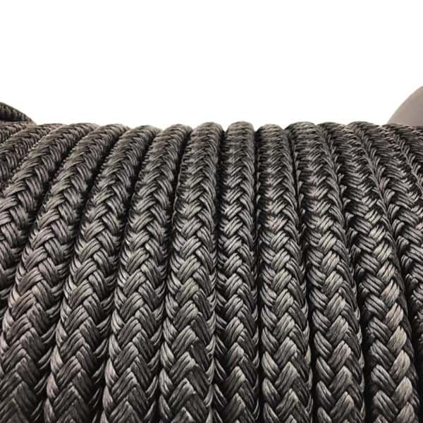 12mm black double braid polyester rope 50 metre reel discount marine 4