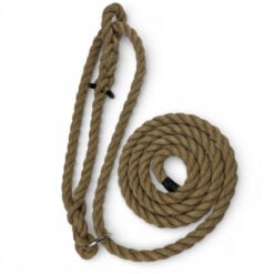 12mm natural jute ringed rope halter 3