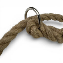 12mm natural jute ringed rope halter 5