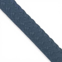 14mm navy blue double braid polyester rope x 50 metre reel discount 4