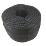 32mm Black Staplespun Decking Rope x 30 Metres, Garden Outdoor Handrail