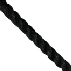 32mm black staplespun decking rope garden outdoor handrail 3