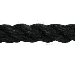 32mm black staplespun decking rope garden outdoor handrail 4