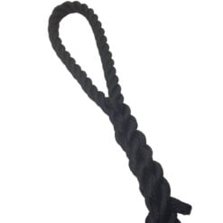 6mm black 3 strand nylon anchor rope reel with soft eye & stainless thimble 3