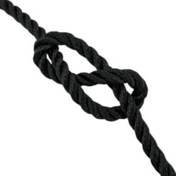 10mm black polyester 3 strand rope reel 4