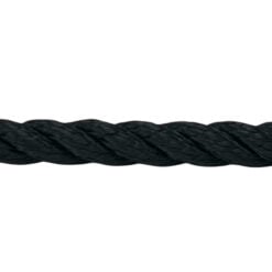 10mm black polyester 3 strand rope reel 6
