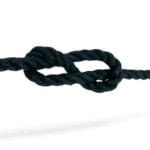 20mm Dark Green Natural Jute 3 Strand Rope x 50 Metres