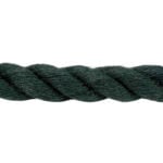 6mm Dark Green Natural Jute 3 Strand Bondage Rope (By The Metre)