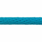6mm Baby Blue Spiral Braided Polypropylene Rope (By The Metre)