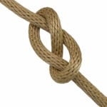 10mm Beige Spiral Braided Polypropylene Rope x 75 Metres