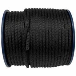 black spiral braided polypropylene 1