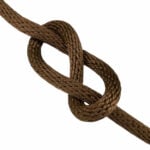 6mm Brown Spiral Braided Polypropylene Rope x 10 Metres