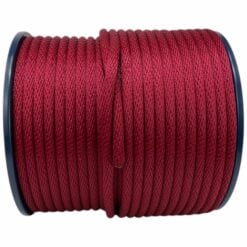 burgundy spiral braided polypropylene 1
