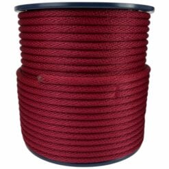 burgundy spiral braided polypropylene 4
