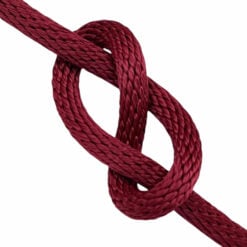 burgundy spiral braided polypropylene 5