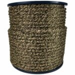 12mm Camouflage Spiral Braided Polypropylene Bondage Rope 100 Metre Reel