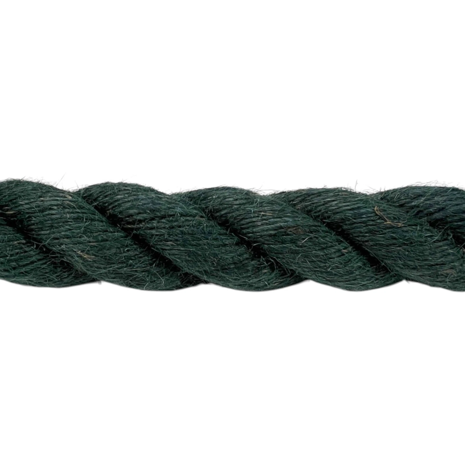 dark green natural jute gym rope with soft eye 2