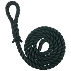 dark green natural jute gym rope with soft eye 4