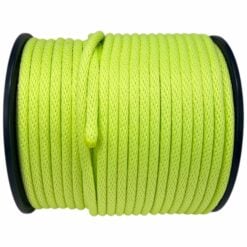 fluorescent yellow spiral braided polypropylene 1