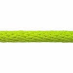 6mm Fluorescent Yellow Spiral Braided Polypropylene Rope (By The Metre)