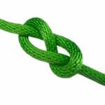 6mm Lime Green Spiral Braided Polypropylene Rope x 75 Metres