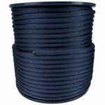 10mm Navy Blue Spiral Braided Polypropylene Bondage Rope 100 Metre Reel