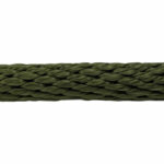 6mm Olive Spiral Braided Polypropylene Rope (By The Metre)