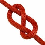 10mm Orange Spiral Braided Polypropylene Rope x 100 Metres