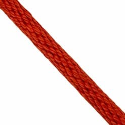 orange spiral braided polypropylene 6