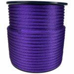 6mm Purple Spiral Braided Polypropylene Bondage Rope 100 Metre Reel