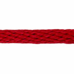 10mm Red Spiral Braided Polypropylene Bondage Rope (By The Metre)