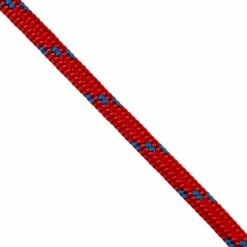 red with blue fleck braided polyester rope 6