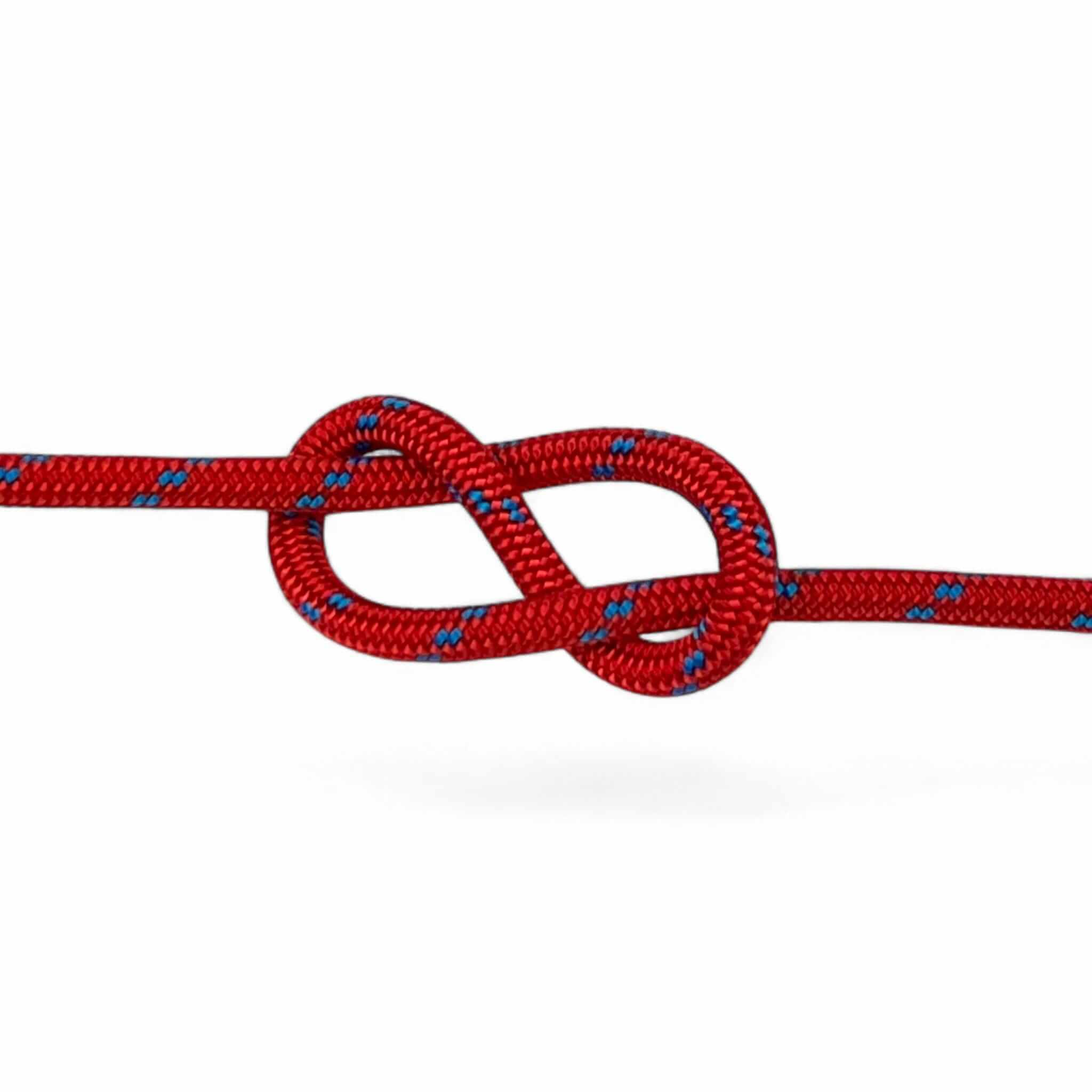 red with blue fleck braided polyester rope 7