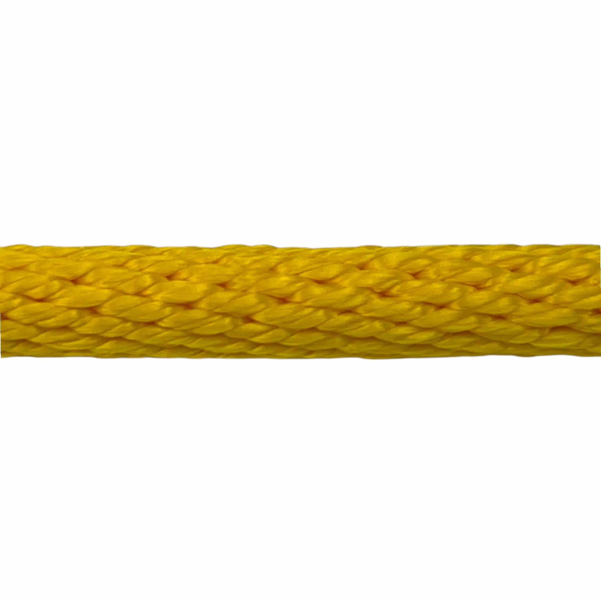 yellow spiral braided polypropylene 3