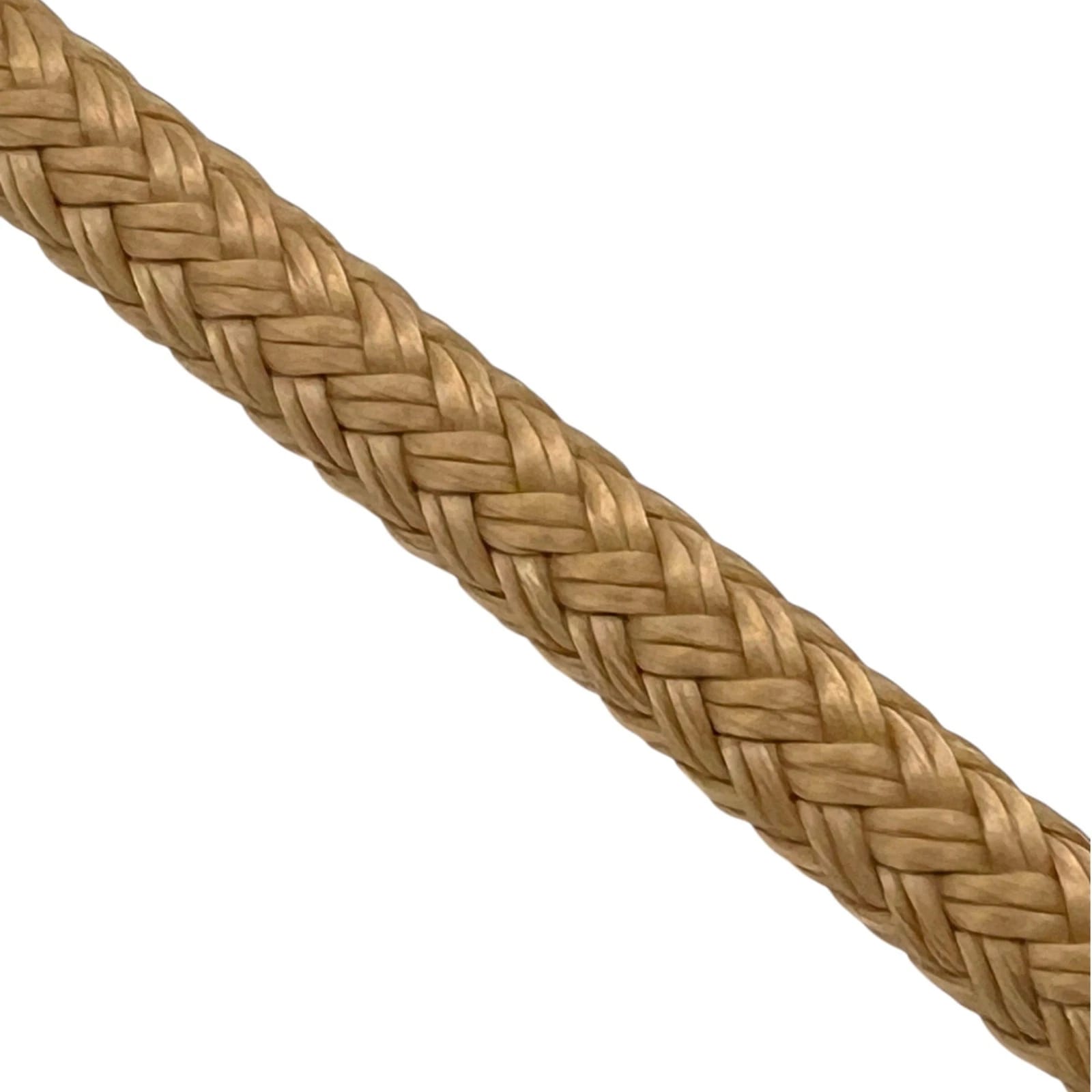 beige double braided polyester rope 2