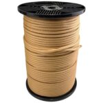 10mm Beige Double Braid Polyester Sinking Rope 100 Metre Reel