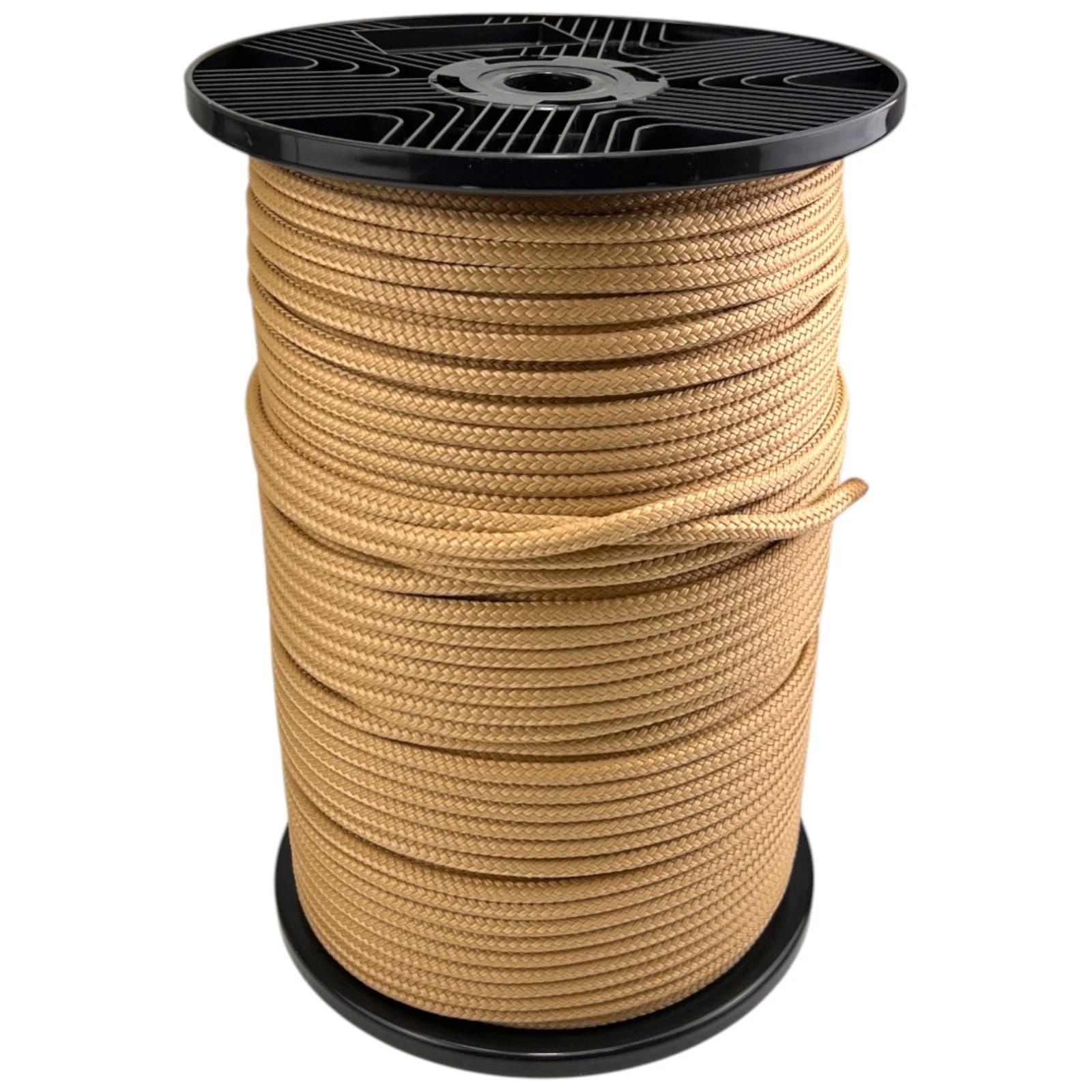 beige double braided polyester rope 4