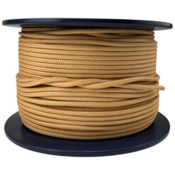 beige double braided polyester rope 5