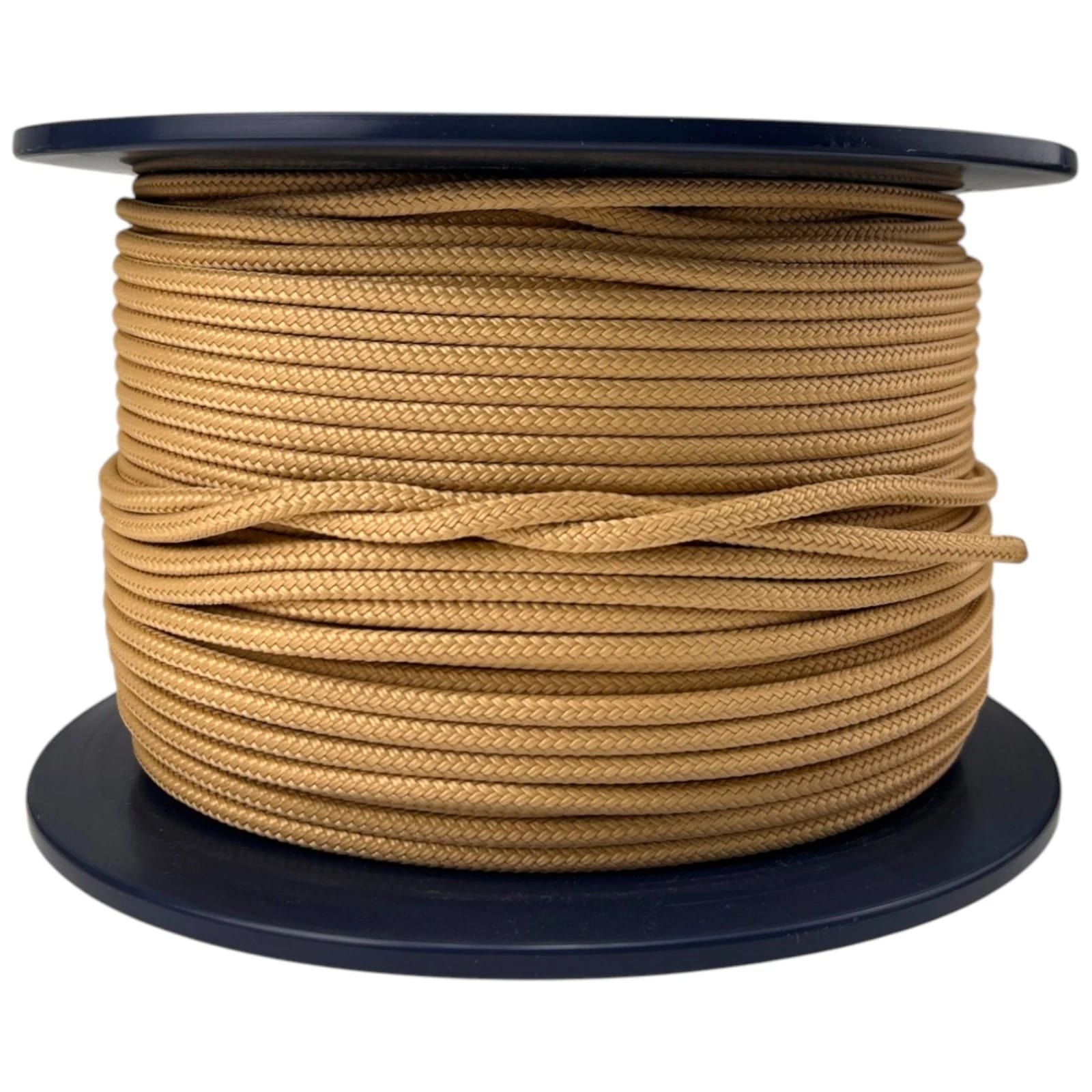 beige double braided polyester rope 5